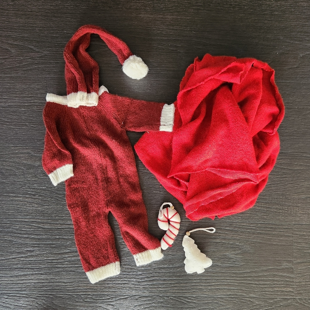 Newborn photography christmas